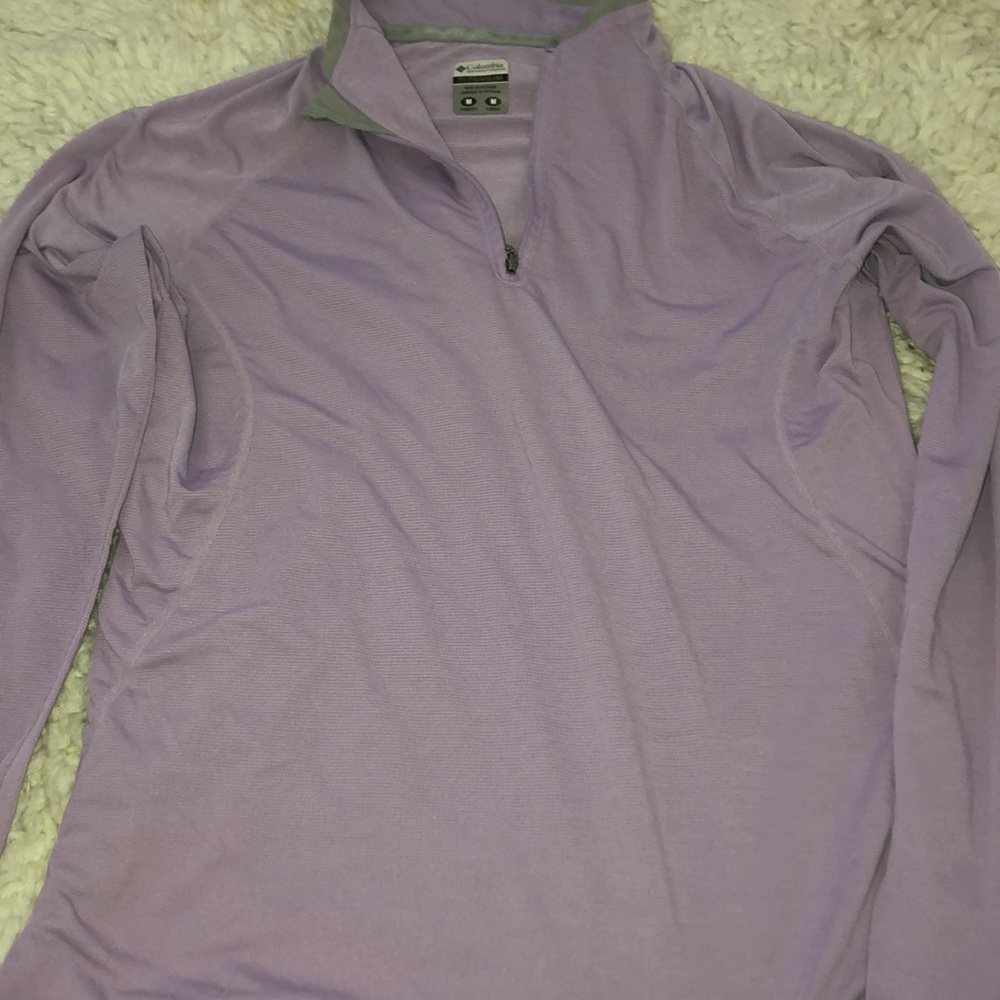 Columbia Titanium Light Purple Quarterzip